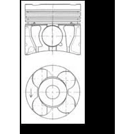Image of Piston KOLBENSCHMIDT 41071600