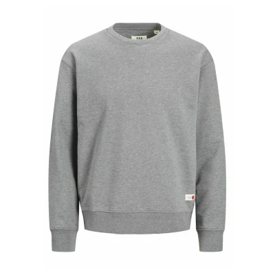 Image of Jack &amp; Jones RDD ANDY Sweatshirt, Men&#039;s, Size: XXL, Light grey melange