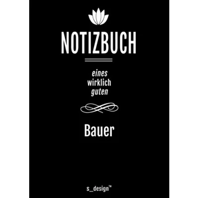 Image of Notizbuch für Bauer/Landwirt/Farmer: Originelle Geschenk Idee [120 Seiten kariertes DIN A4 blanko Papier]