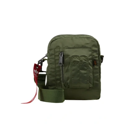 Image of Alpha Industries CREW Carry BAG Across body bag, Size: One Size, Sage green