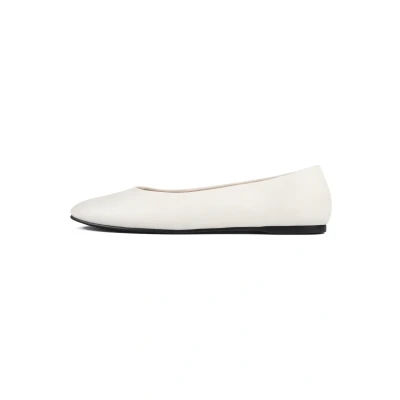 Image of L37 BABY COME ON Ballet pumps, Women&#039;s, Size: 3.5, White Leather