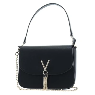 Image of Valentino Women&#039;s Divina Sa bag, Black (Black), 8.0x17.0x23.0 cm (B x H T)