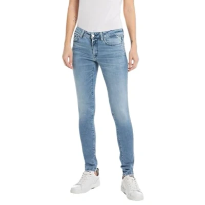 Image of Replay NEW LUZ Pants Jeans Skinny Fit, Women&#039;s, Size: 30x32, Light blue