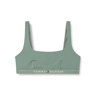 Image of Tommy Hilfiger Original Bralette Bikini top, Women&#039;s, Size: XS, Stonewash green
