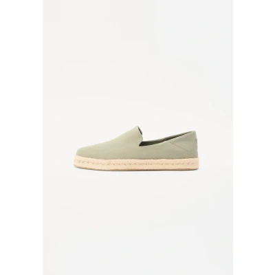 Image of TOMS Santiago Espadrilles, Men&#039;s, Size: 7.5, Grey Textile