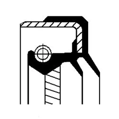 Image of Shaft Seal, transfer case CORTECO 01034860B
