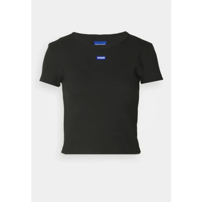 Image of HUGO BABY TEE Basic Tshirt, Women&#039;s, Size: XS, Black
