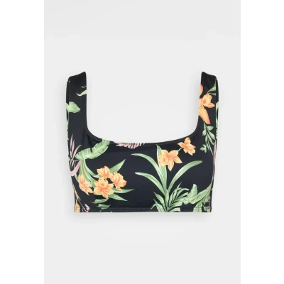 Image of Roxy Beach Classics Bikini top black/multicoloured, Women&#039;s, Size: XS, Black/multi coloured