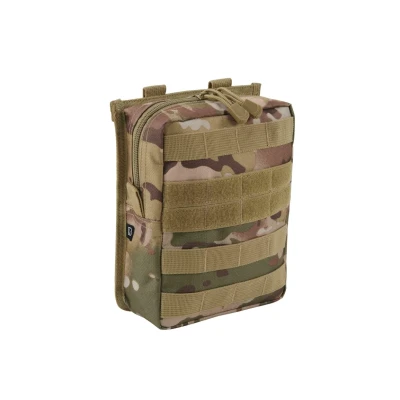 Image of Brandit Adult (Unisex) MOLLE Pouch Small pocket, Tactical Camo Cross, standard size