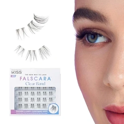 Image of Kiss Falscara Clear Band Wisps