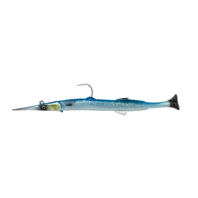 Image of Savage Gear 3D Needlefish Pulsetail 18cm 26g Sinking Blue (2+1pcs) Sea fishing lure
