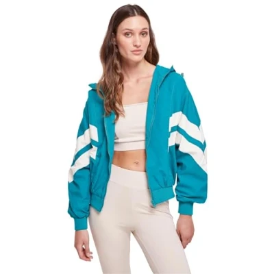 Image of Urban Classics Training jacket, Women&#039;s, Size: 5XL, Watergreen whitesand