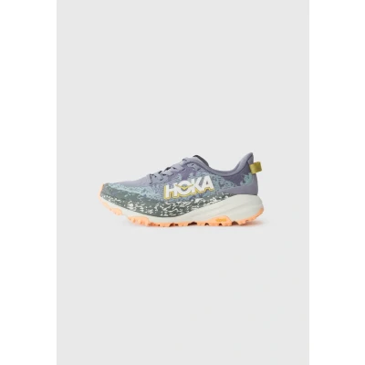 Image of HOKA Speedgoat 6 Trail running shoes, Women&#039;s, Size: 8.5, Feldspar/blue twilight shoes