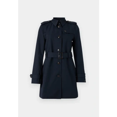 Image of Tommy Hilfiger Heritage Single Breasted Trenchcoat, Women&#039;s, Size: Medium, Midnight