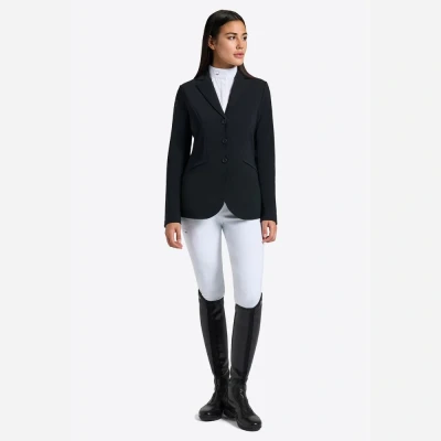 Image of RG Italy Ladies Button Show Jacket Black UK6 Horse &amp; Equestrian