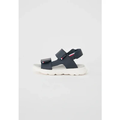Image of Geox Sandal Airadyum Sandals for kids, Size: 11K, Navy/red Leather