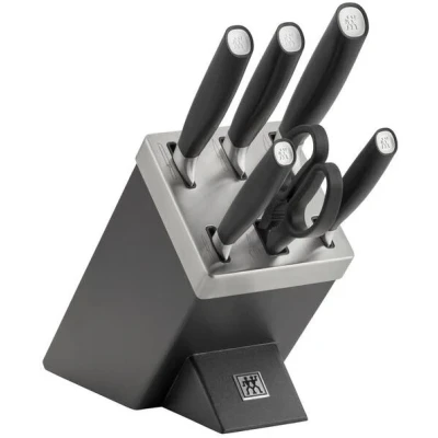 Image of Zwilling Knife block All Star stainless steel 7 piece Anthracite