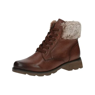 Image of Caprice Winter boots Cognac nappa, Women&#039;s, Size: 3.5, nappa Leather and textile
