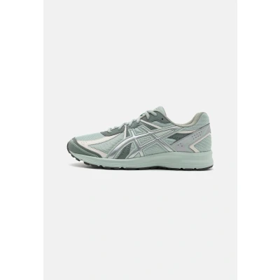 Image of Asics Sportstyle JOG 100 Unisex Trainers, Size: 10, Light green/khaki Imitation leather/ textile