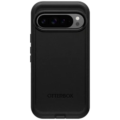 Image of OtterBox Defender Plastic Back Cover Black Google Pixel 9 Pro XL