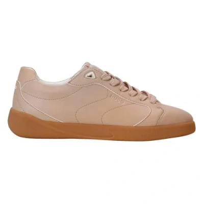 Image of HUGO Riven Trainers, Women&#039;s, Size: 7, Light/pastel brown High quality imitation leather