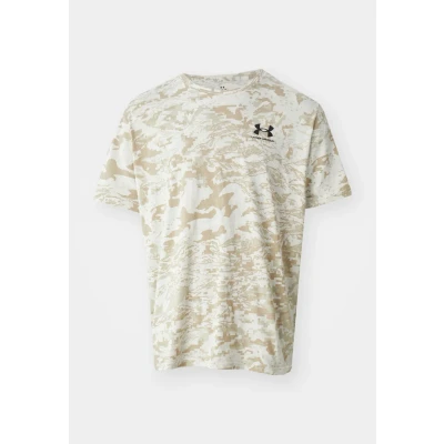 Image of Under Armour ABC CAMO Print Tshirt, Men&#039;s, Size: Small, Stone