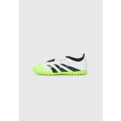 Image of adidas Performance Predator CLUB Unisex Astro turf trainers for kids, Size: 13.5K, White/core black/lucid lemon shoes