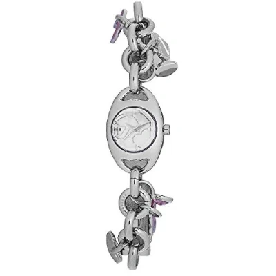 Image of ChronoTech Womens Analogue Quartz Watch with Stainless Steel Strap CT7010L 09M, White,