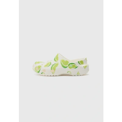 Image of Crocs Classic Fresh Fruits Unisex Clogs, Women&#039;s, Size: M7/W8, Light yellow Synthetics