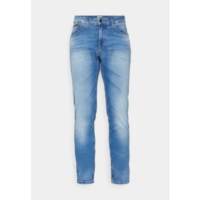 Image of Tommy Jeans Men&#039;s Scanton Slim Wlbs Jeans, Wilson Light Blue Stretch, 27W / 30L, 30L