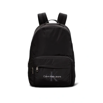 Image of Calvin Klein Jeans Essentials Campus Unisex Rucksack, Size: One Size, Black