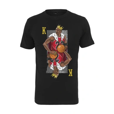 Image of Mister Tee KING Print Tshirt, Men&#039;s, Size: XS, Black