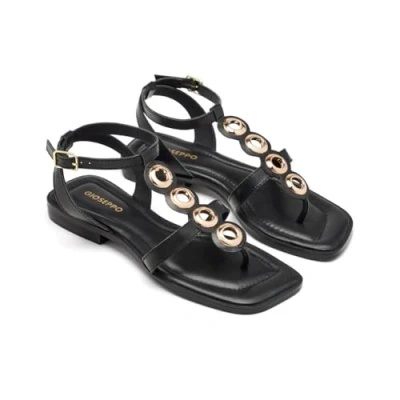 Image of Gioseppo Epping Tbar sandals, Women&#039;s, Size: 380, Black shoes