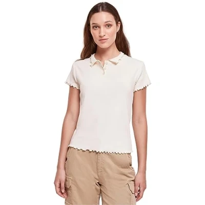 Image of Urban Classics Polo shirt, Women&#039;s, Size: 5XL, Whitesand