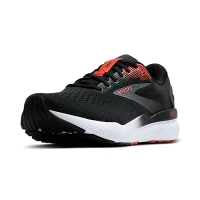 Image of Brooks Ghost 16 Road running shoes, Men&#039;s, Size: 9, Black ebony burnt sienna Textile