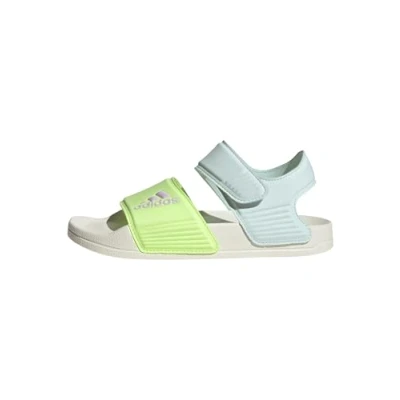 Image of adidas Performance Lette Unisex Walking sandals for kids, Size: 11.5K, Yellow/lilac/halo mint Synthetics