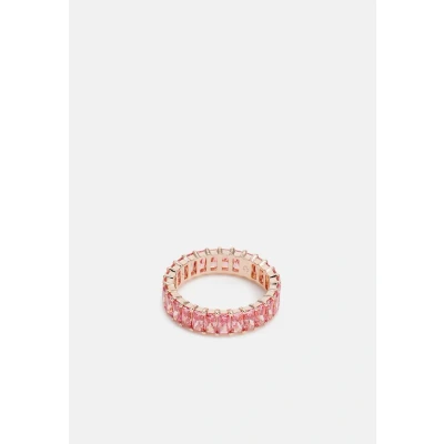 Image of Swarovski Matrix Ring, Women&#039;s, Size: O, Pink
