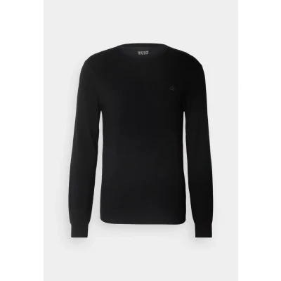 Image of Scotch &amp; Soda Men&#039;s Core Viscose Pullover Crewneck Sweater, Black, M