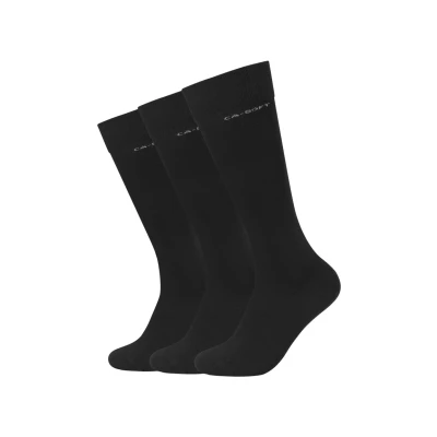 Image of camano 3PACK Knee high socks, Size: 6 8, Black