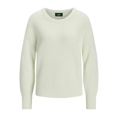 Image of JJXX Twist CREW NECK NOOS Jumper, Women&#039;s, Size: XS, Snow white