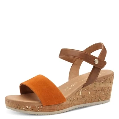 Image of Marco Tozzi Platform sandals, Women&#039;s, Size: 4, Mango comb shoes