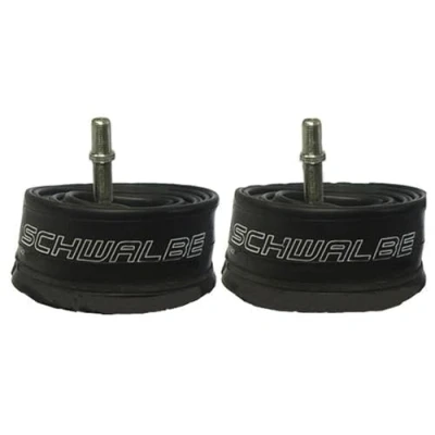 Image of Schwalbe AV1 (12x1.75 2 1/4 Inch Inner Tube With Schrader Valve 45 Degree Angle, for children and Tyre Levers Set of 3