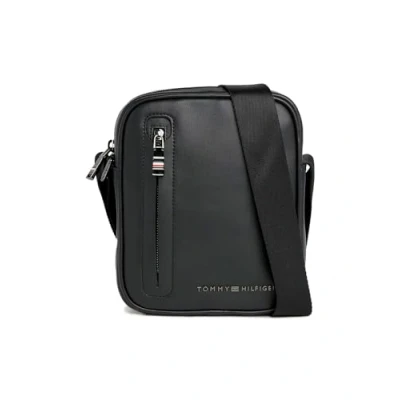 Image of Tommy Hilfiger Modern MINI Reporter Unisex Across body bag, Size: One Size, Black