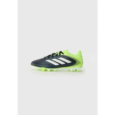 Image of adidas Unisex Kid&#039;s Copa Pure Iii Club Firm Multi Ground Football Boots Shoes, Core Black Cloud White Lucid Lemon, 1.5 UK Child