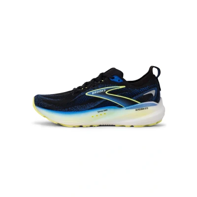 Image of Brooks Glycerin GTS 22 Trainers, Men&#039;s, Size: 11.5, Black neo yellow Textile