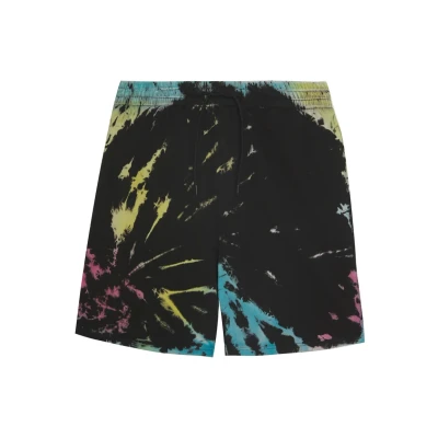 Image of Urban Classics TIE DYE Shorts, Men&#039;s, Size: Medium, Black