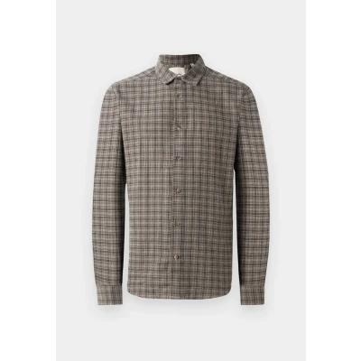 Image of Only &amp; Sons Onsgudmund Checked Shirt Shirt, Men&#039;s, Size: XXL, Walnut