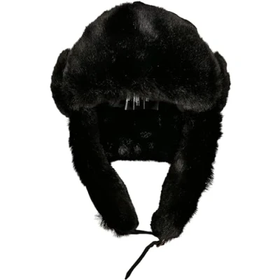 Image of Urban Classics Trapper HAT Beanie, Men&#039;s, Size: One Size, Black