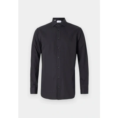 Image of Selected Homme Slhslimethan CUT AWAY Formal shirt, Men&#039;s, Size: Small, Black