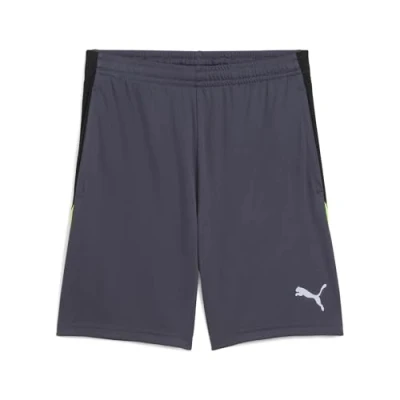 Image of Puma Individualliga Training Shorts OPEN Pockets Sports shorts, Men&#039;s, Size: Large, Galactic gray/yellow alert